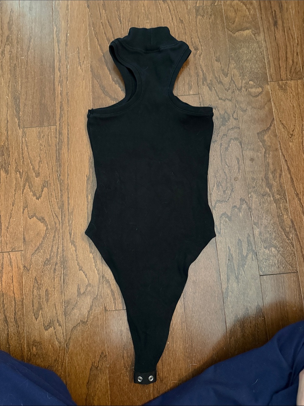 Zara Black Sleeveless High-Neck Bodysuit